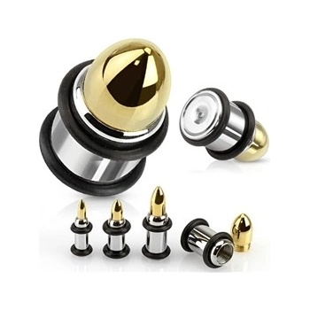Piercingate plug do ucha nábojnice PTP00176