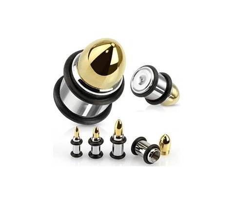Piercingate plug do ucha nábojnice PTP00176