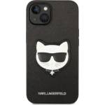 KARL LAGERFELD Калъф Karl Lagerfeld - Saffiano Choupette Head, iPhone 14 Plus, черен (3666339076962)