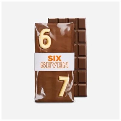 Čokoládovna Janek Mléčná six seven 85 g