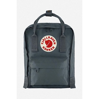 Fjällräven Раница Fjallraven Kanken Mini в сиво малък размер с апликация (F23561.031)