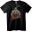 NOONEBRAND Тениска Барбер с череп - 2XL, White