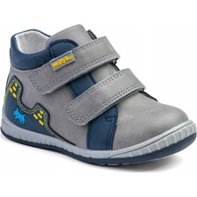 Wojtylko 2T24387 šedo modré detské poltopánky