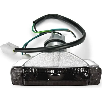 Кристални мигачи за тясната броня Golf 1, 2 / Jetta - черен хром (KGV01AB)