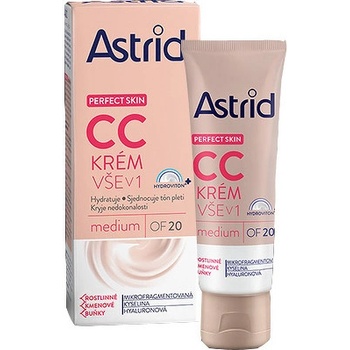 Astrid Perfect Skin CC krém všetko v 1 medium OF 20 40 ml