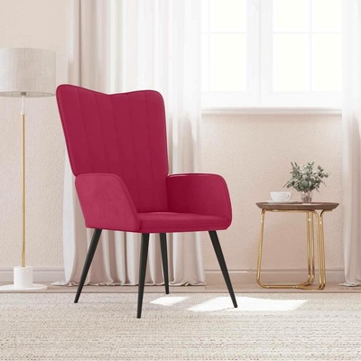 VidaXL 327682 relaxační vínové samet