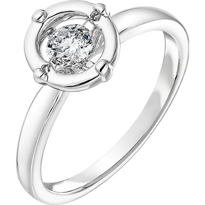 Tiami Prsten z bílého zlata s diamantem Air Brilliant RAB1W2303