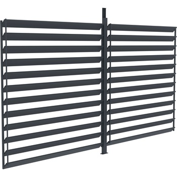 G21 otočná lamelová stěna 3,7x2,2 m pro pergolu Austin PBP-G21-RL4X3