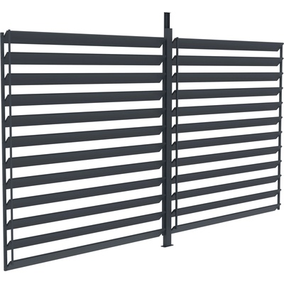 G21 otočná lamelová stěna 3,7x2,2 m pro pergolu Austin PBP-G21-RL4X3
