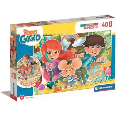 CLEMENTONI Obří podlahové Myšák Gigio 40 dílků