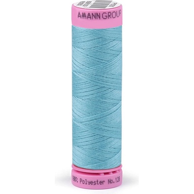 Prima-obchod Polyesterové nitě návin 100 m Aspo Amann, barva 5094 Light Bleached Aqua