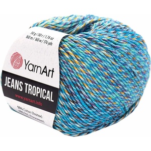 YARNART Jeans Tropical 614 Multi Плетива прежда (Jeans Tropical 614)