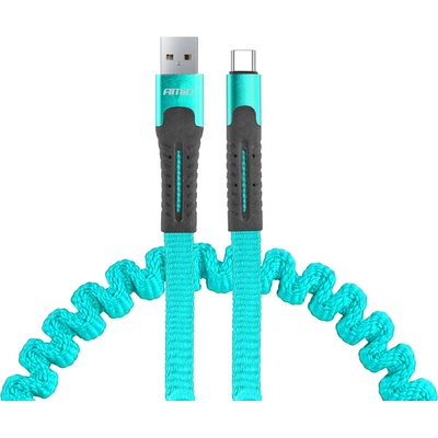 AMiO 02531 Pružinový USB+USB-C, 120cm