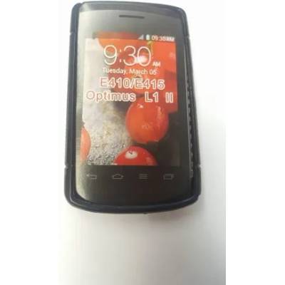 LG Силиконов калъф за lg l1 2 черен