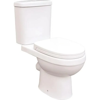 Inter Ceramic Моноблок ICC 6077P, седалка и капак, порцелан, бял гланц, 78x60x37см (6077P)