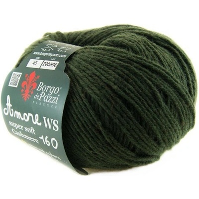 Borgo de' Pazzi Amore WS Super soft Cashmere 160 verdone 45