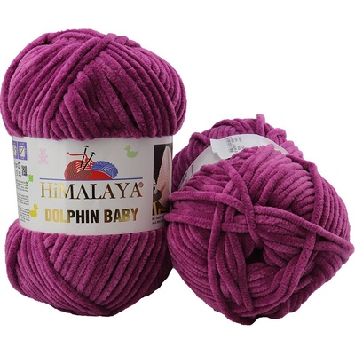 Himalaya příze Dolphin Baby 80338 růžovofialová