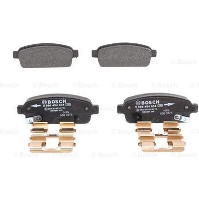 BOSCH Sada brzdových platničiek kotúčovej brzdy 0986494634