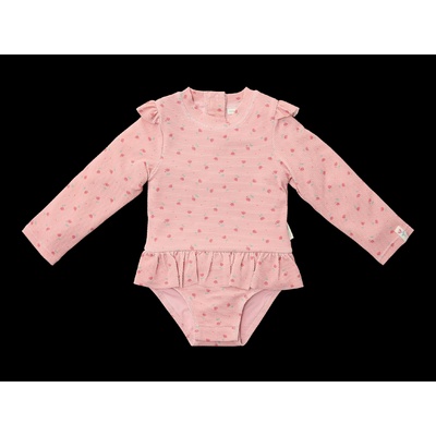 Little dutch Plavky dlouhý rukáv Sunny Flowers Blush – Zboží Dáma
