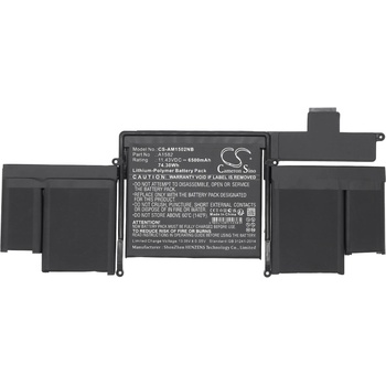 Cameron Sino Батерия за лаптоп Apple MacBook A1502 battery(2015), MacBook Pro Retina A1502 (2015 Version) A1582 LiPo 11, 43V 6500mAh (AM1502NB)