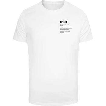 Mister Tee Тениска Trust Definition Tee white XXLUB-MT3140-00220 - Тъмносив, размер XL