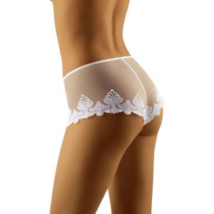 Wol-Bar Боксерки Shorty-Saha-Biae-BiayV-53279-Biały - Бежов, размер S