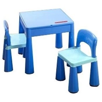 Tega sada stoleček a dvě židličky modrá