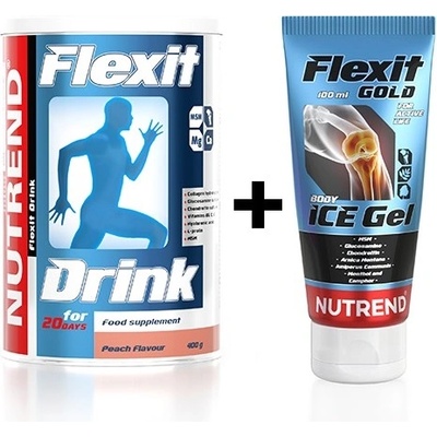Nutrend Flexit Drink, 400g+Flexit Gold Ice Gel, 100ml