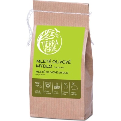 Tierra Verde mleté olivové mýdlo na praní 200 g