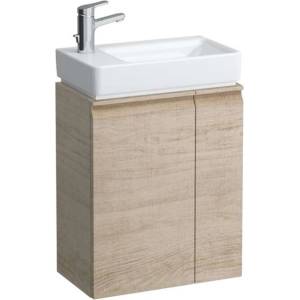 Laufen Pro S - Шкаф за умивалник с врата и страничен рафт отдясно, 47x28x61 см, светъл дъб H4830010954791 (H4830010954791)