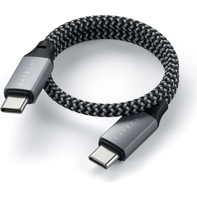 Satechi ST-TCC10M Satechi USB-C to USB-C Short , 25cm, šedý