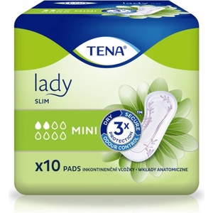TENA Дамски превръзки Tena Lady - Slim Mini, 10 броя