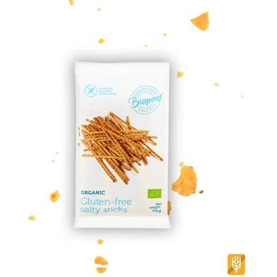 Biopont Bezlepkové tyčinky slané 45 g