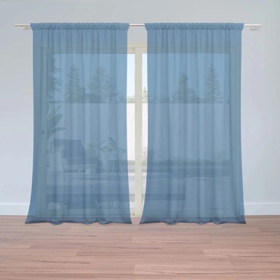 Sablio Záclony Námornícka modrá: 2ks 150x250cm