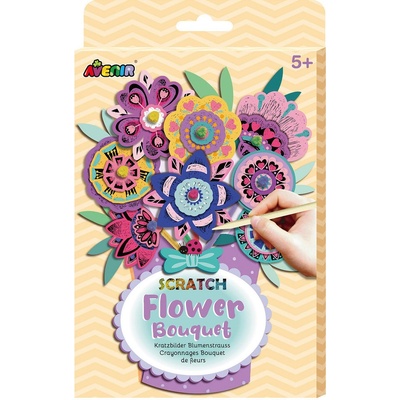 Škrabací obrázky kytice květiny – Zbozi.Blesk.cz