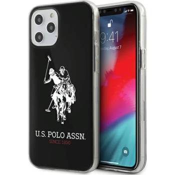 U. S. Polo Assn Калъф US Polo USHCP12LTPUHRBK Silicone Big Horse за iPhone 12 Pro Max Black (KXG0016271)