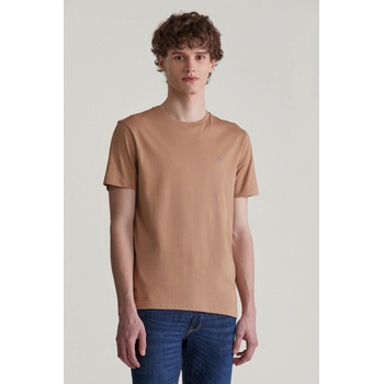 Gant Reg Shield SS t-shirt hnedé