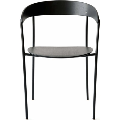 New Works Missing Armchair black lacquered ash