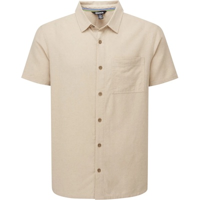 Sherpa Мъжка риза с копчета Sherpa Daha S/S Shirt - Bardiya Sand - размер M (033-3230-0112)