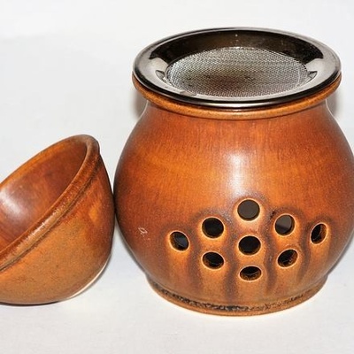 VYKUŘOVACÍ PÍCKA a AROMALAMPA hnědá – Zboží Dáma