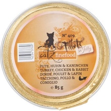 Catz finefood CF Fillets No.409 krůtí kuřecí a králičí 85 g