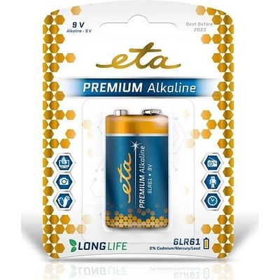 ETA PREMIUM ALKALINE 9V 1ks 9VPREM1