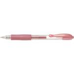 Pilot Гел писалка, 0, 32 мм, с бутон, PILOT "G-2 Metallic", розова BL-G2-7-MP (BL-G2-7-MP)