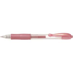 Pilot Гел писалка, 0, 32 мм, с бутон, PILOT "G-2 Metallic", розова BL-G2-7-MP (BL-G2-7-MP)