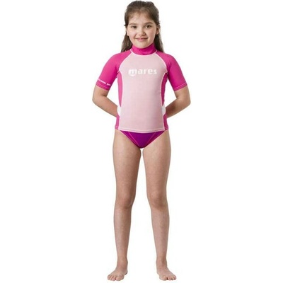 Mares Aquazone Tričko RASH GUARD JUNIOR KRÁTKÝ RUKÁV DÍVKA