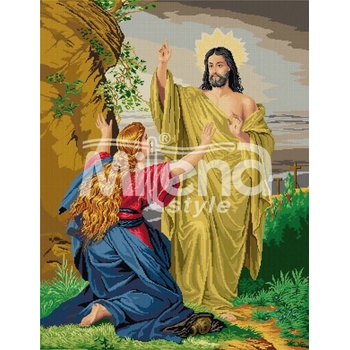 Milena Style Възкресение - гоблен със схема конци Ariadna 1: 4 с детайл 1: 1