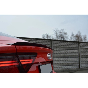 Maxton Design prodloužení spoileru pro Audi A7, S7 C7, C7 FL, černý lesklý plast ABS
