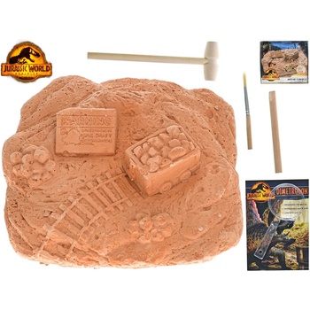 Mikro trading Jurský svět Sada vytesej si dinosauří pozůstatky 4 ks zkamenělin