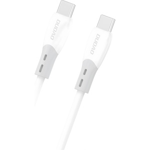 Dudao Кабел за зареждане Dudao L25SC USB-C/USB-C 60W - Бял / 1m KP41385