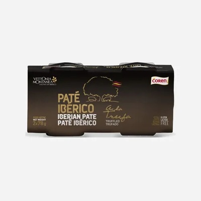 Coren Pečeňová paština Ibérico s hľuzovkovou príchuťou plech 156 g